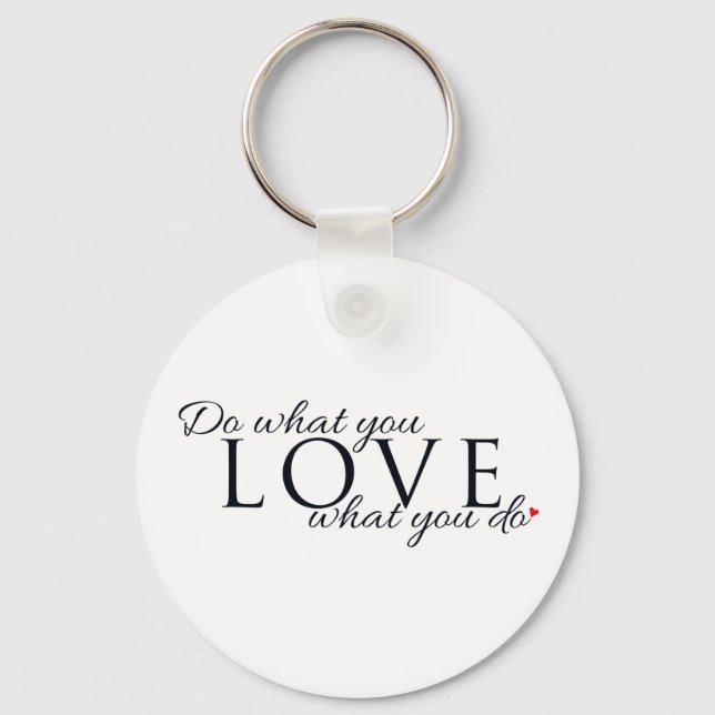 Inspirational Quote Key Ring (Front)