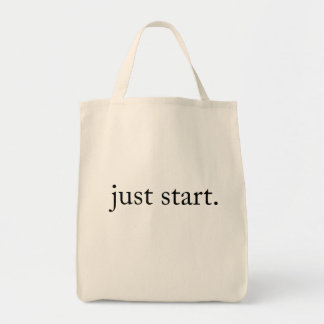 Inspirational Quote Minimalist Tote Bag