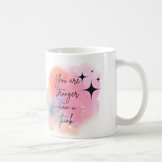 Inspirational quote mug