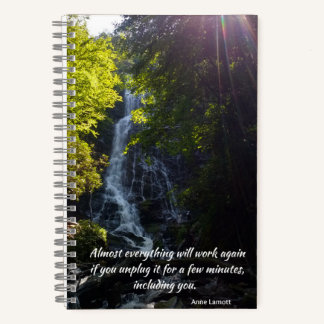 inspirational quote - nature photo - journal