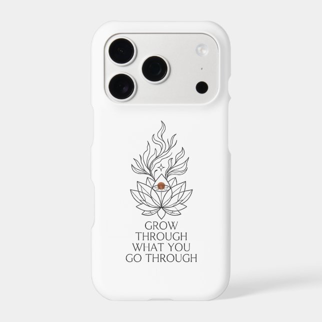 Inspirational Quote Phone Case (Back)
