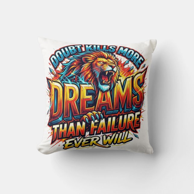 Inspirational quote pillow design  (Front)
