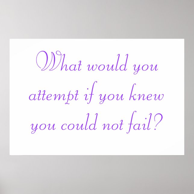 Inspirational Quote Poster (Front)