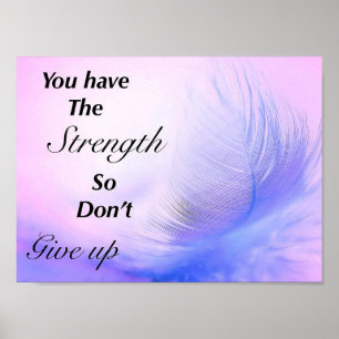Inspirational quote poster