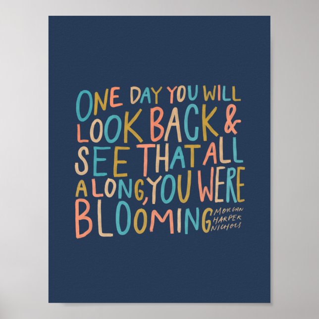 Inspirational quote poster (Front)