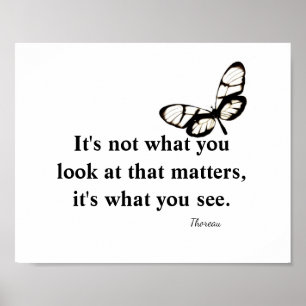 inspirational quote poster black and white