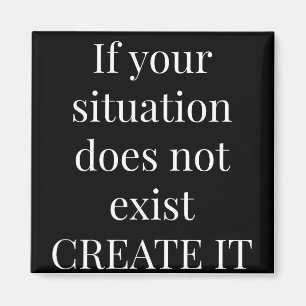 Inspirational Quote Refrigerator Magnet 2X2 Square