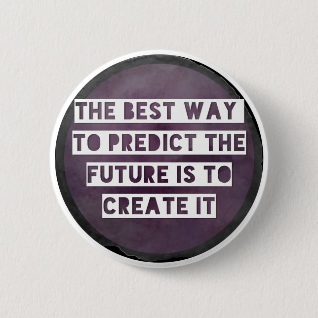 Inspirational Quote Round Button (Front)