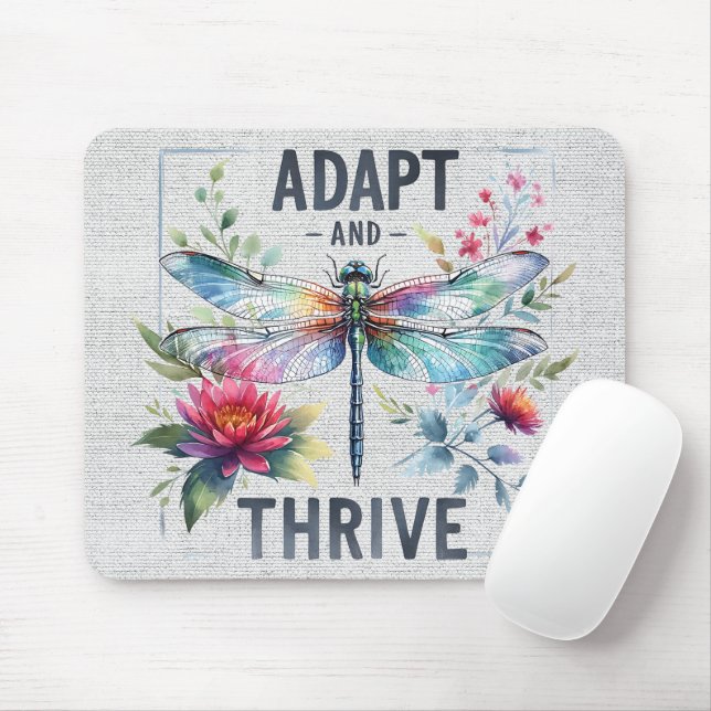 Inspirational Quote/Sayings/Dragonfly Mouse Pad (With Mouse)