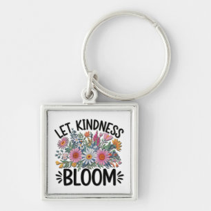 Inspirational Quote/Sayings/Flowers Key Ring