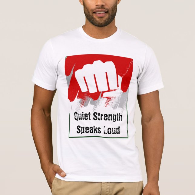 Inspirational quote T shirt for men (Front)