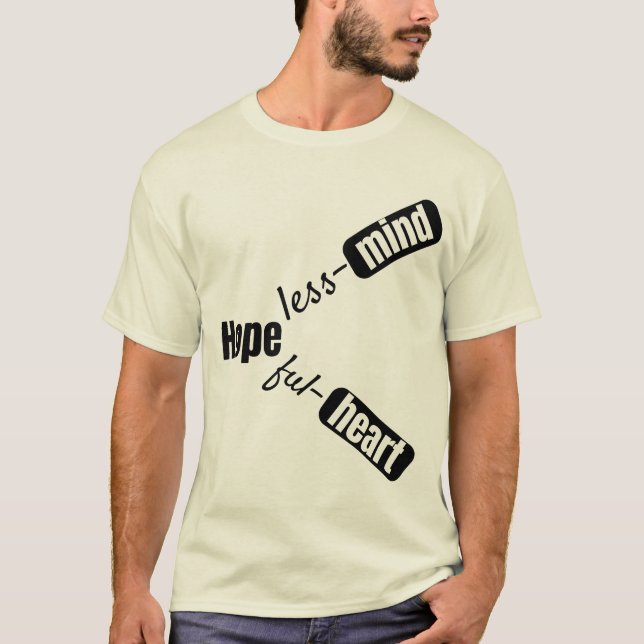Inspirational Quote Tee – Mind & Heart (Front)