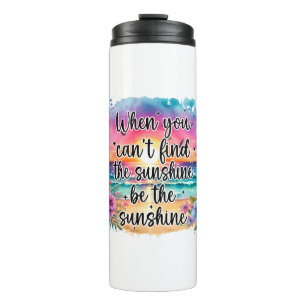 Inspirational Quote Thermal Tumbler