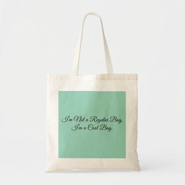 Inspirational Quote Tote Bag (Front)