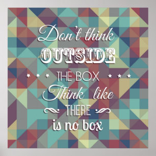 Inspirational quote typography poster