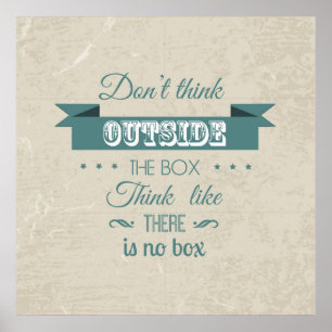 Inspirational quote typography poster