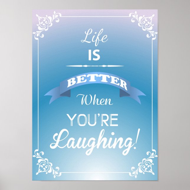 Inspirational quote typography poster (Front)