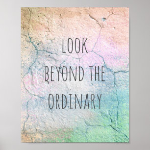 inspirational quote typography poster shabby chic