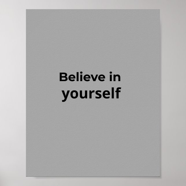Inspirational quote wall art typography  (Front)