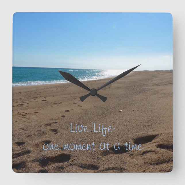 Inspirational Quote Wall Clock (Front)