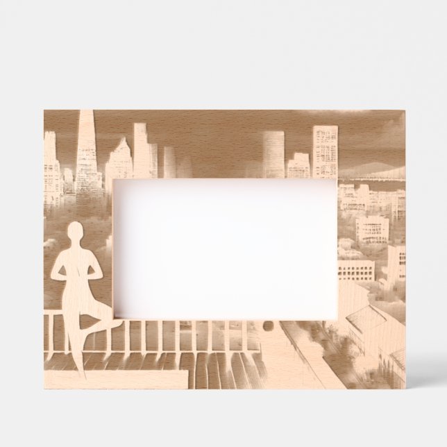 Inspirational Quote with Dynamic Artwork Etched Frames (Front)