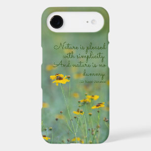 Inspirational Quote Yellow Wildflowers Photo
