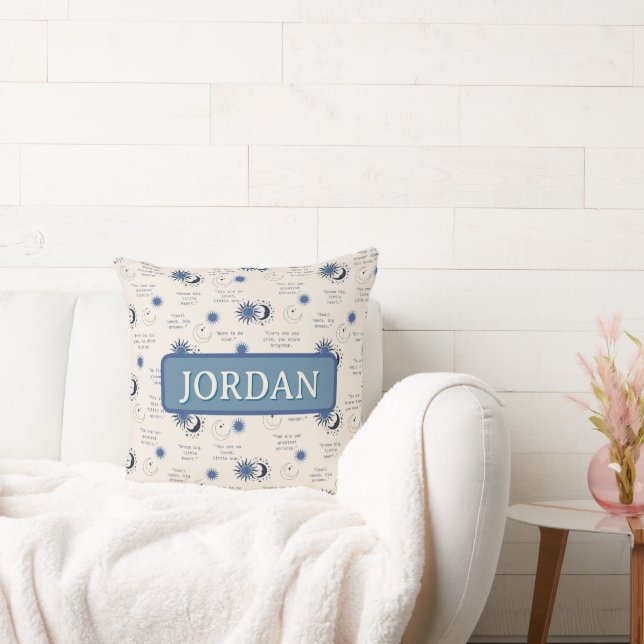 inspirational quotes for a baby cushion (Couch)