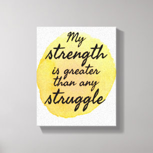 Inspirational quotes for self acceptance canvas print