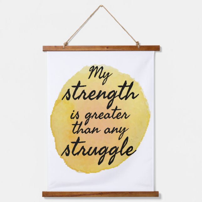 Inspirational quotes for self acceptance  hanging tapestry (Front)