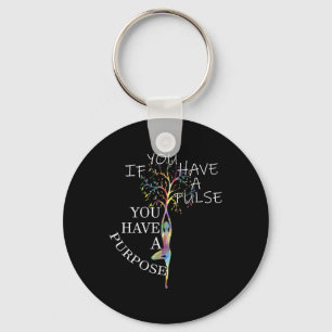 Inspirational Quotes Graphic Motivational Yoga Gif Key Ring