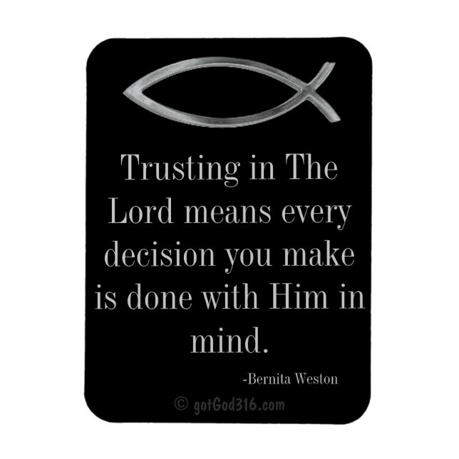 Inspirational Quotes Keys for Discipline Magnet (Vertical)