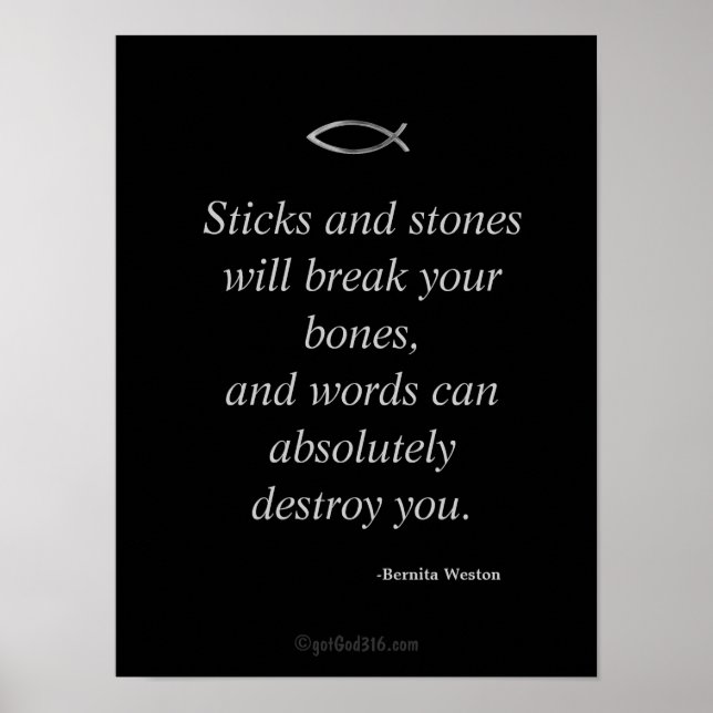 Inspirational Quotes Keys for Discipline Poster (Front)