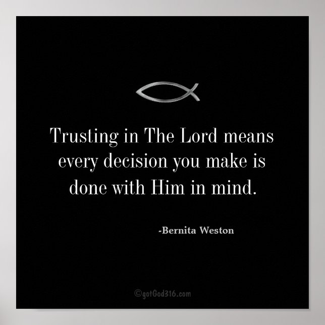 Inspirational Quotes Keys for Discipline Poster (Front)