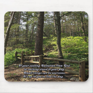 Inspirational quotes mouse pad