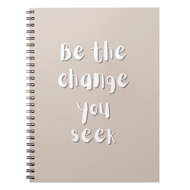 Inspirational Quotes Spiral Notebook (Front)