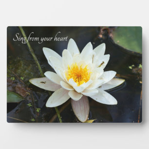 Inspirational Quotes Tabletop Plaque with Easel