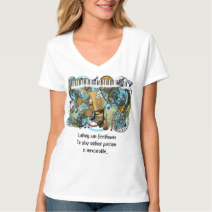 Inspirational Quotes - "To play without passion is T-Shirt