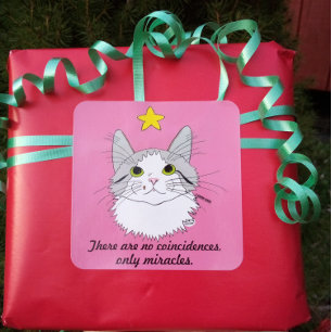 Inspirational Ragdoll Cat Gizmo Miracles Sticker