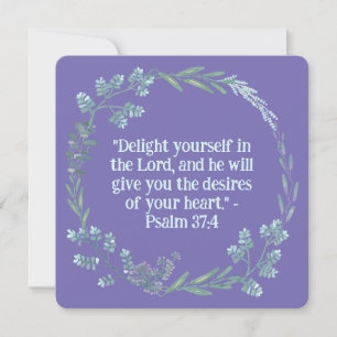 Inspirational Religious Blank Floral Wreath