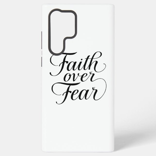 Inspirational Religious Hope Typography Samsung Galaxy S22 Ultra Case (Back)