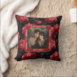 Inspirational Romantic Anniversary Throw Pillow<br><div class="desc">Make memories last with this artistic  rose floral pillow,  designed for anniversary milestones. Add custom details to make it uniquely yours and deeply meaningful.</div>