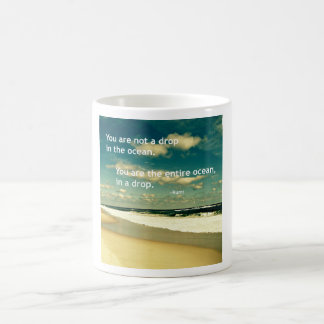 INSPIRATIONAL RUMI OCEAN QUOTE PHOTO MUG