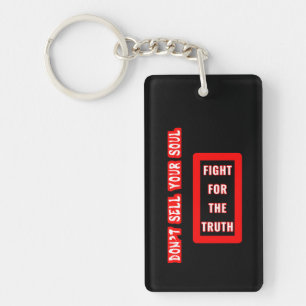 Inspirational saying key ring