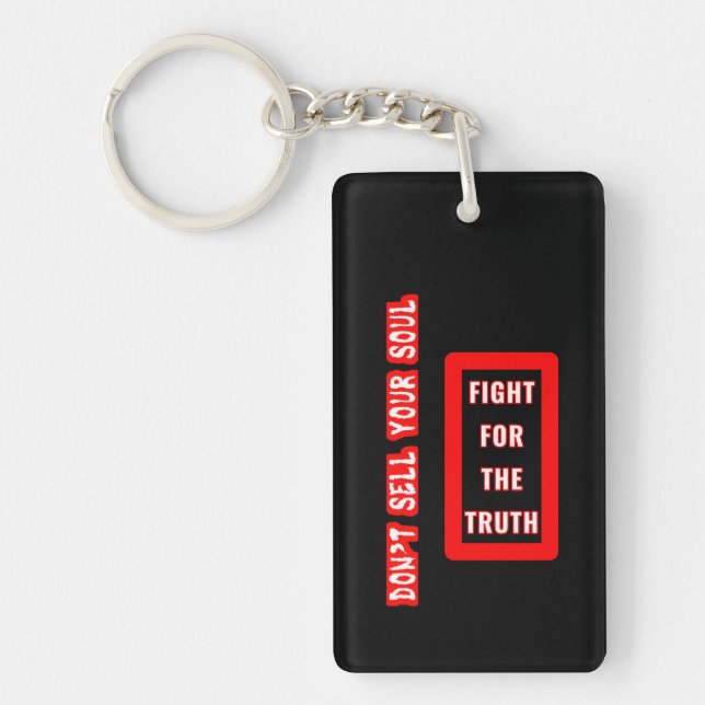 Inspirational saying key ring (Front)
