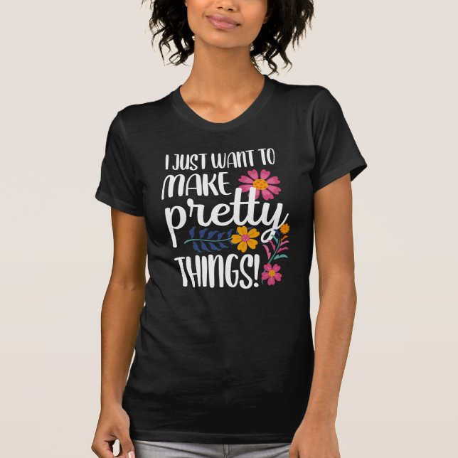Inspirational Scrapbooking Hobby Crafting Crafter T-Shirt (Front)