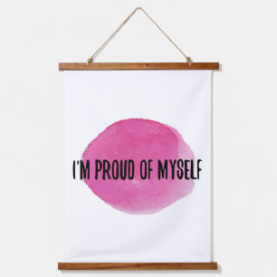 inspirational self acceptance quotes  hanging tapestry