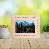 Inspirational Serenity Prayer Stylised Lettering