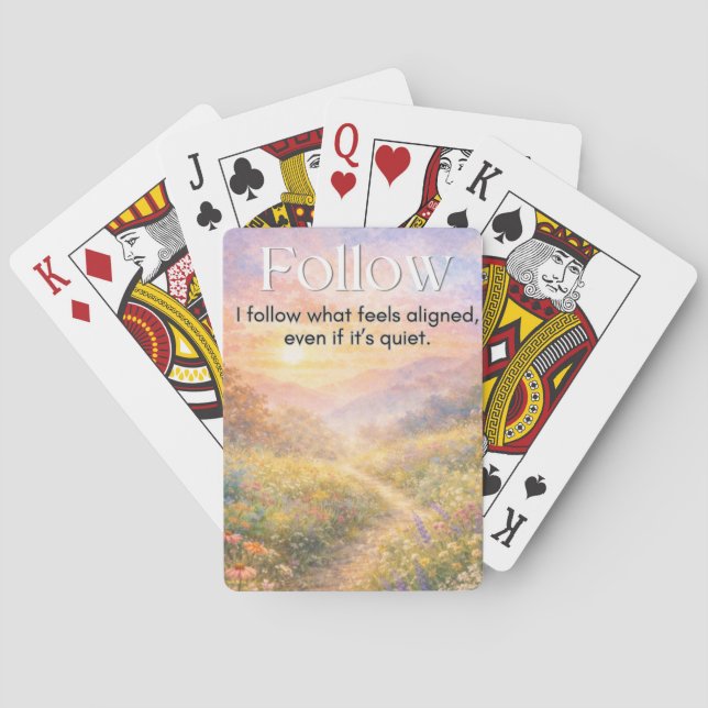 Inspirational Spiritual Poker Card Deck Gift (Back)
