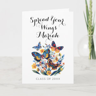 Inspirational Spread Your Wings Graduate Greeting Card
