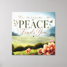 Inspirational Stretched Canvas Wall Art